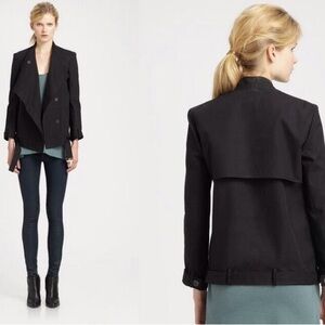 Helmut Lang Black Trench Coat